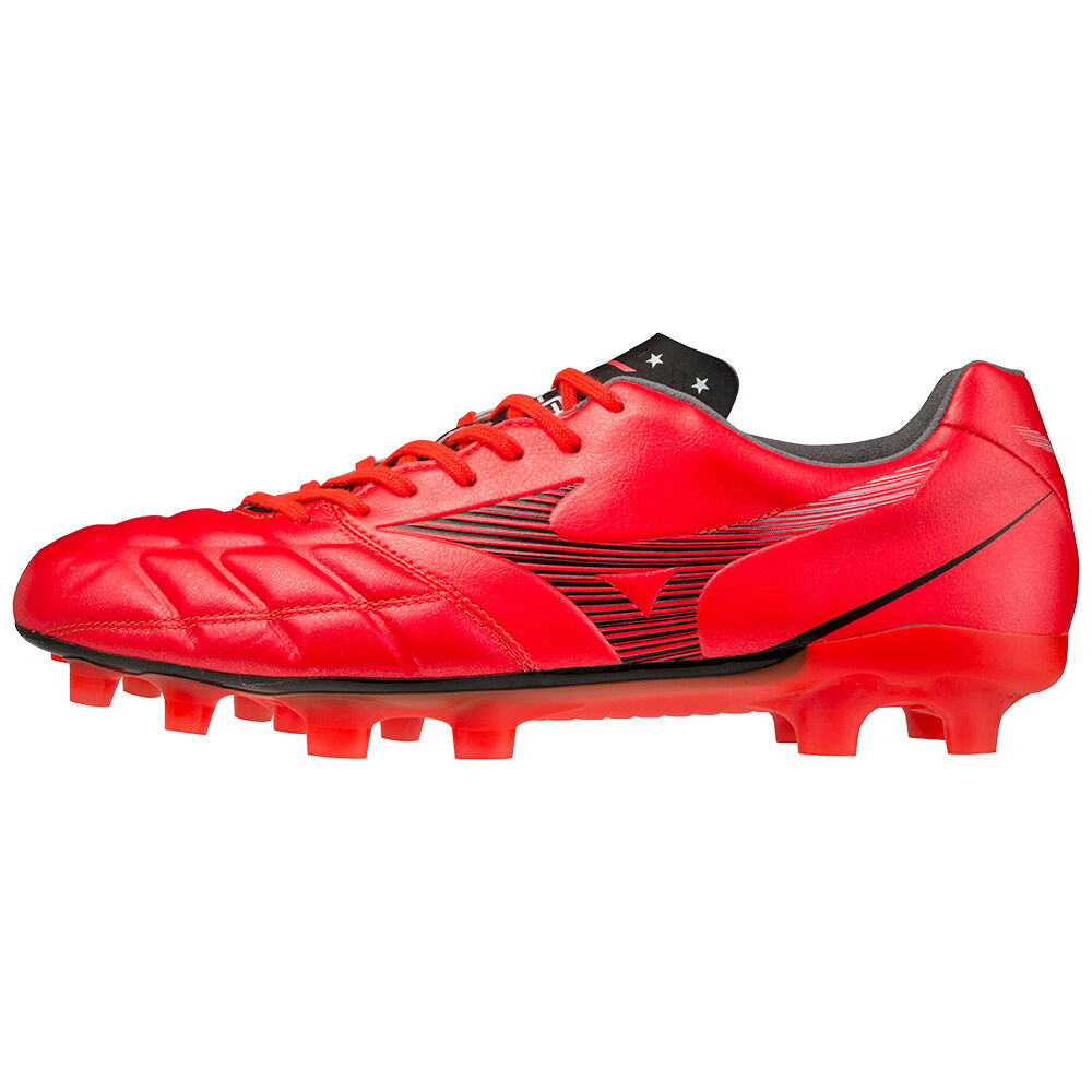 Chuteiras Mizuno Rebula Cup Japan - Homem - Vermelhas/Pretas - CDHKQ1570